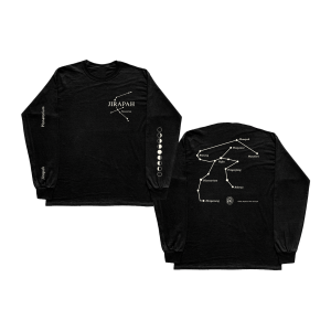 Long Sleeve Jirapah - Planetarium (Black)
