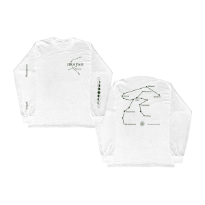 Long Sleeve Jirapah - Planetarium (White)