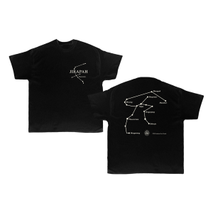 T-shirt Jirapah - Planetarium (Black)