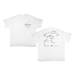 T-shirt Jirapah - Planetarium (White)