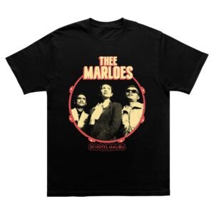 T-Shirt Thee Marloes - Di Hotel Malibu - Black